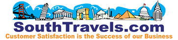 SouthTravels.com offers Worldwide Hotel Reservation, Air Ticketing, Car Rental, Tour Packages, Transfers and more with up to 76% discount on published rates !